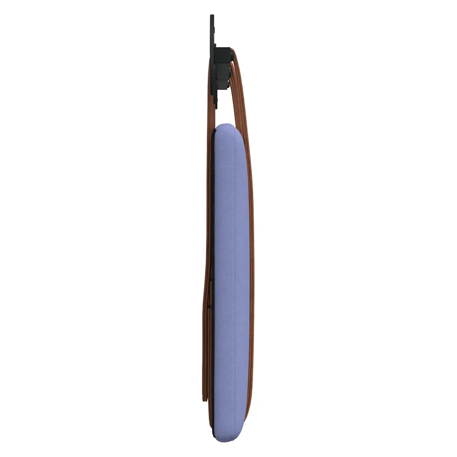 Tête de lit suspendue Bleu denim PU antique - 6