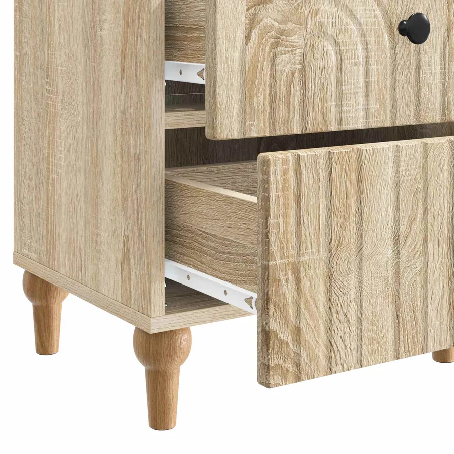 Cabinet de chevet 2 pcs Chêne Sonoma 43 x 34,5 x 48 cm - 11