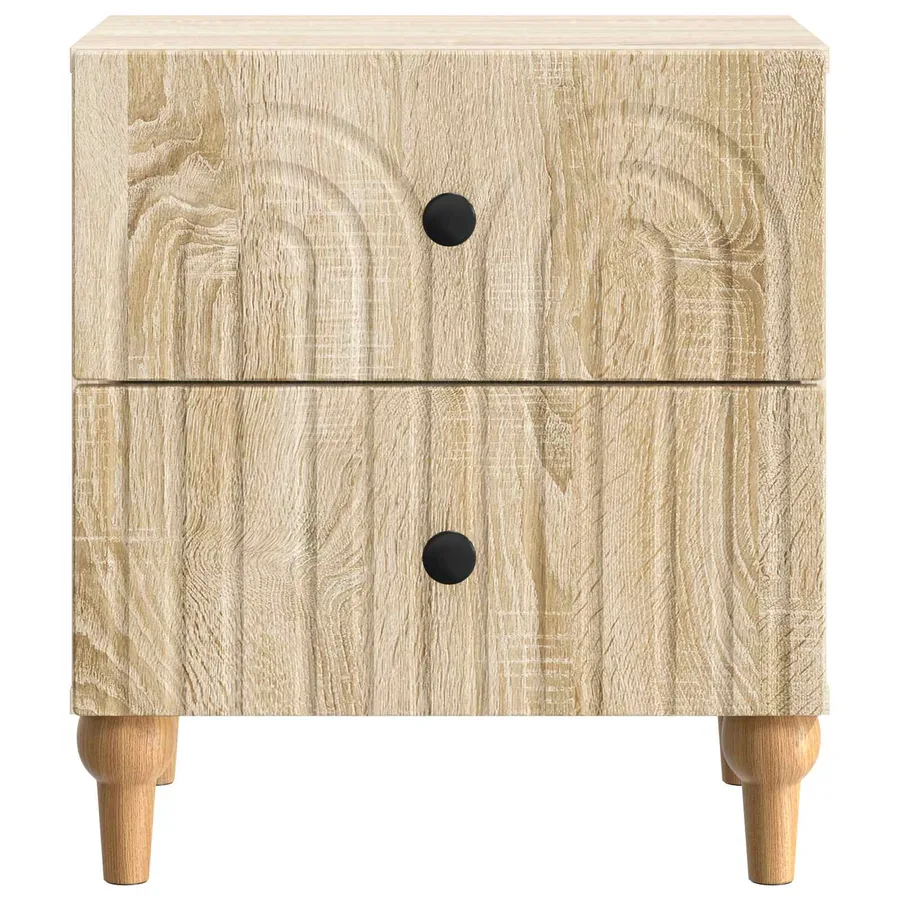 Cabinet de chevet 2 pcs Chêne Sonoma 43 x 34,5 x 48 cm - 7
