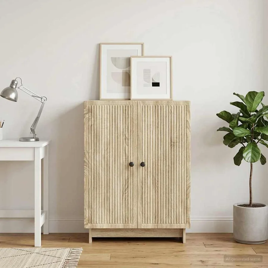 Buffet Chêne Sonoma 66 x 34,5 x 90 cm Bois d'ingénierie - 4