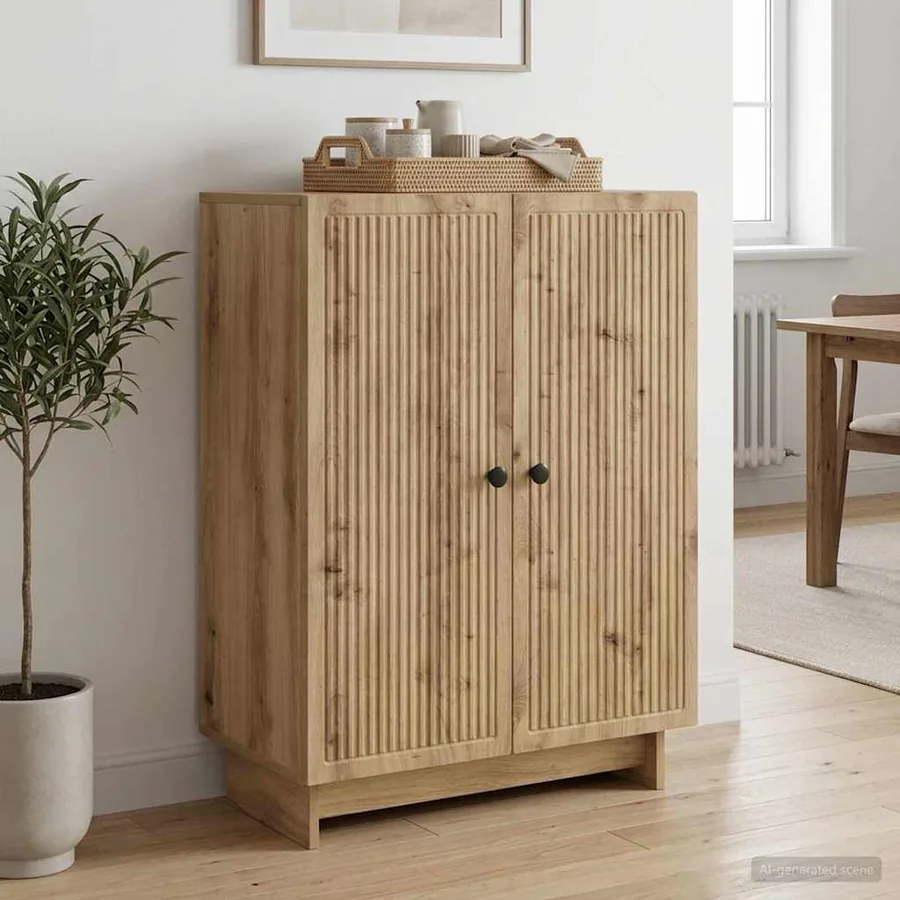 Buffet Chêne artisanal 66 x 34,5 x 90 cm Bois d'ingénierie