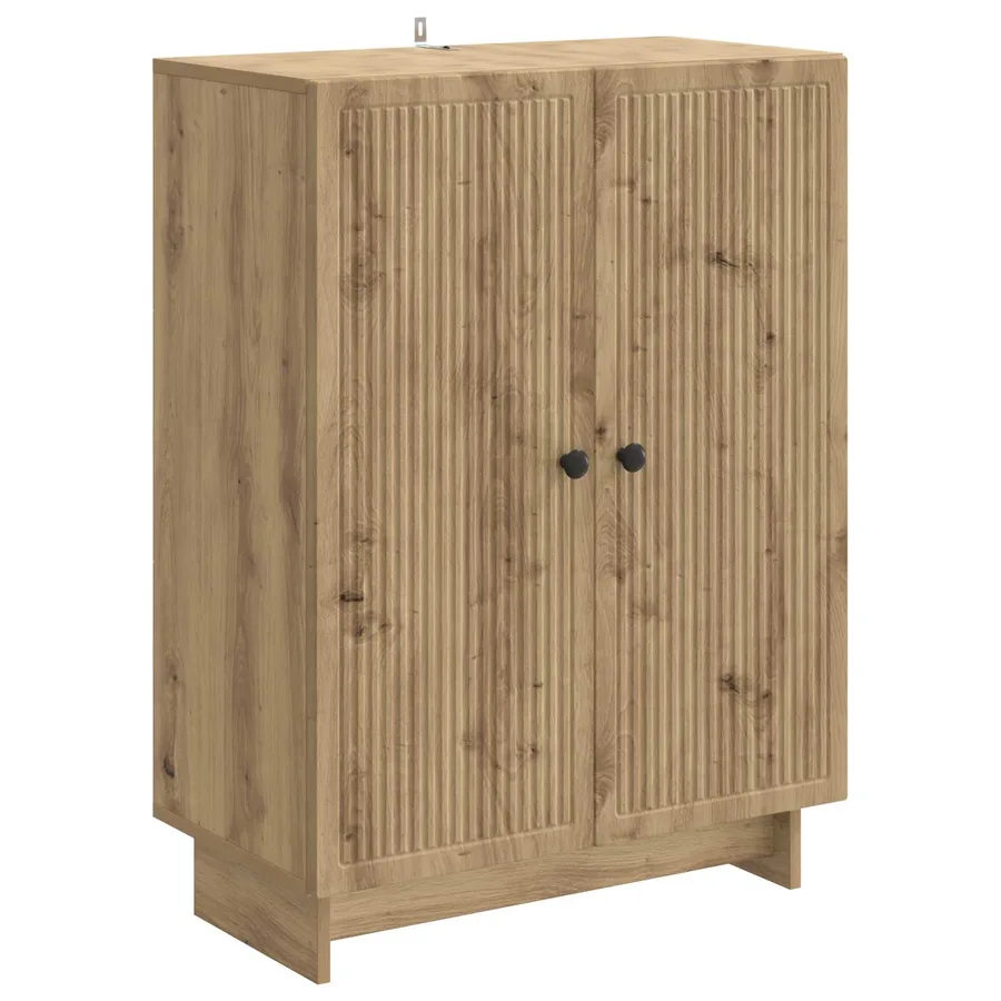 Buffet Chêne artisanal 66 x 34,5 x 90 cm Bois d'ingénierie - 2