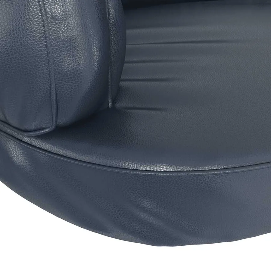 Lit pour chien ergonomique Mousse Bleu foncé 88x65cm Similicuir - 6