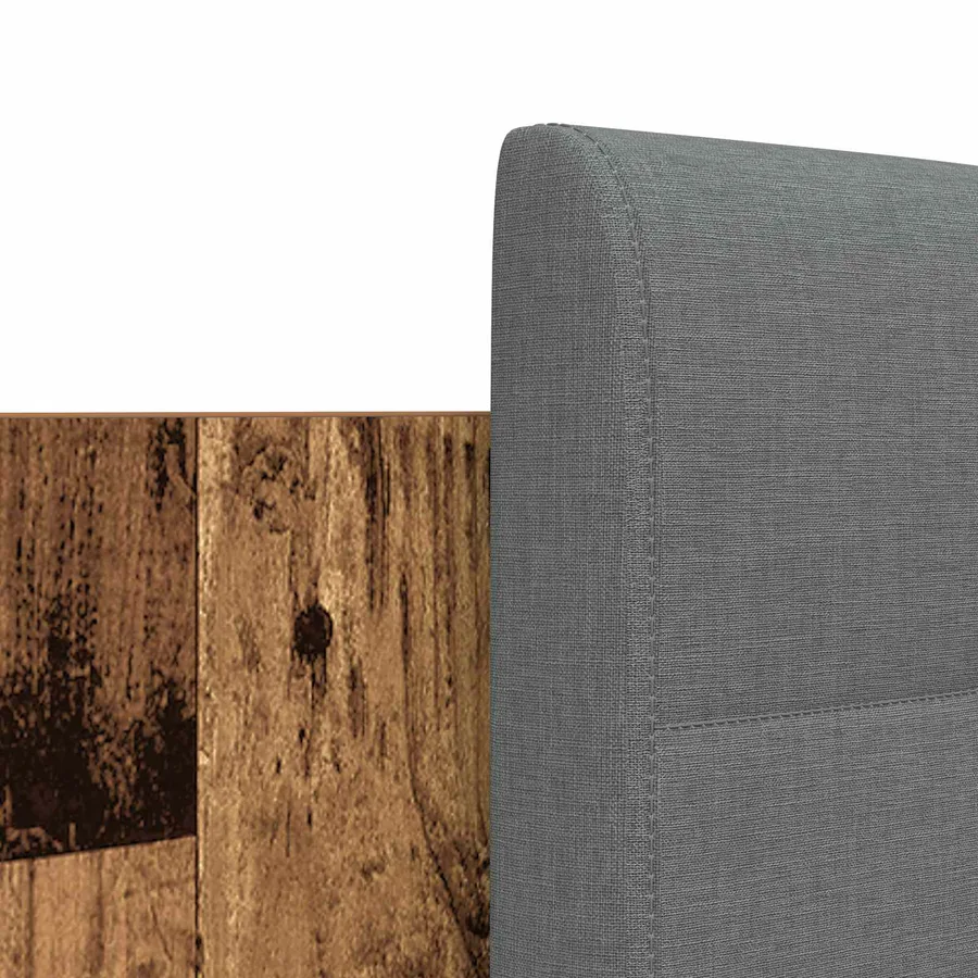 Cadre de lit avec tête de lit Bois Ancien 200 x 200 cm - 9