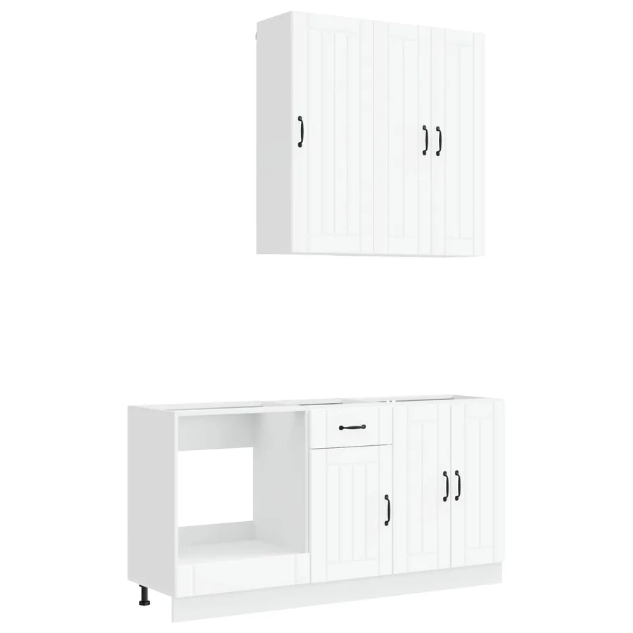 Unité de cuisine LUCCA 5 pcs Blanc - 2