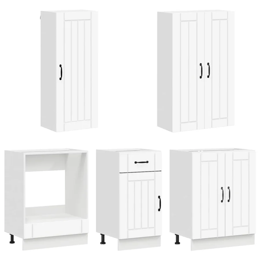 Unité de cuisine LUCCA 5 pcs Blanc - 3