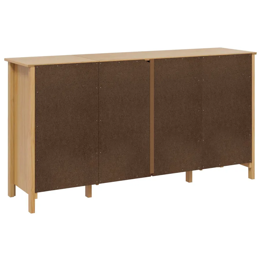 Buffet avec tiroir HILL Marron miel 154 x 40 x 80 cm Pin massif - 7