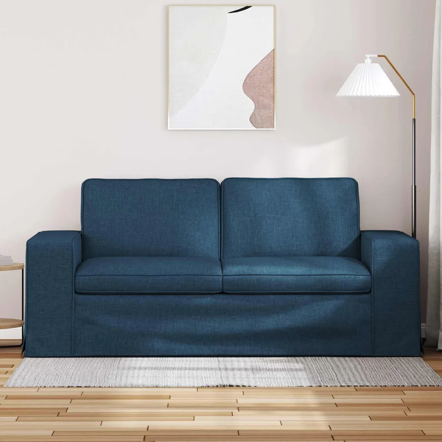 Canapé Bleu 182 x 80 x 82 cm tissu - 3