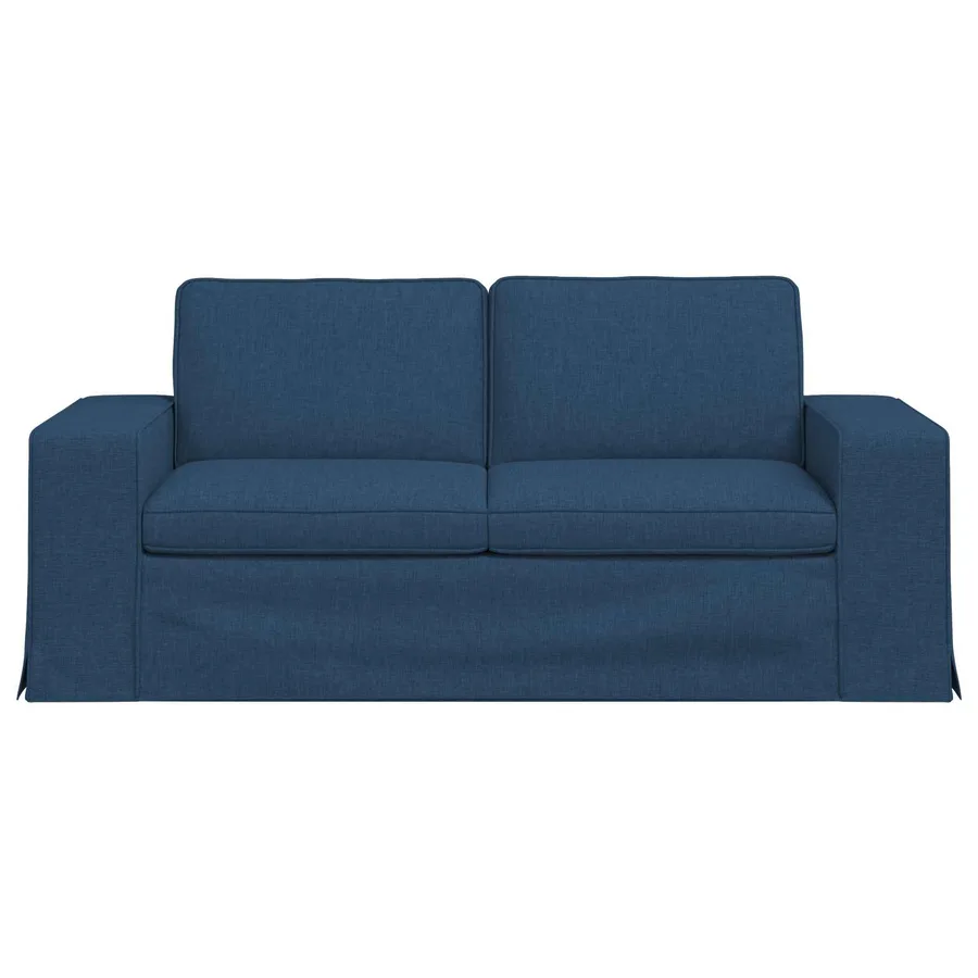 Canapé Bleu 182 x 80 x 82 cm tissu - 4