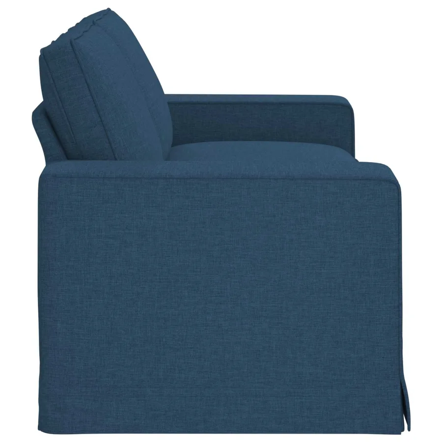 Canapé Bleu 182 x 80 x 82 cm tissu - 5