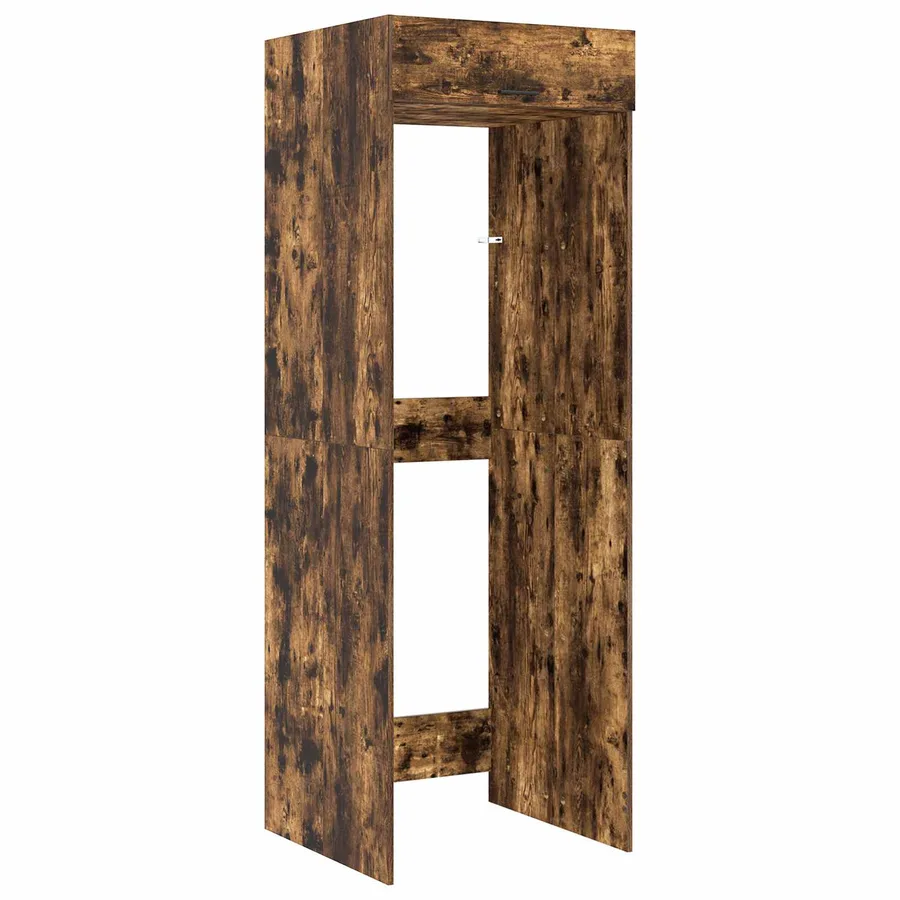 Armoire pour machine à laver Chêne fumé 67,5 x 68 x 200 cm - 2