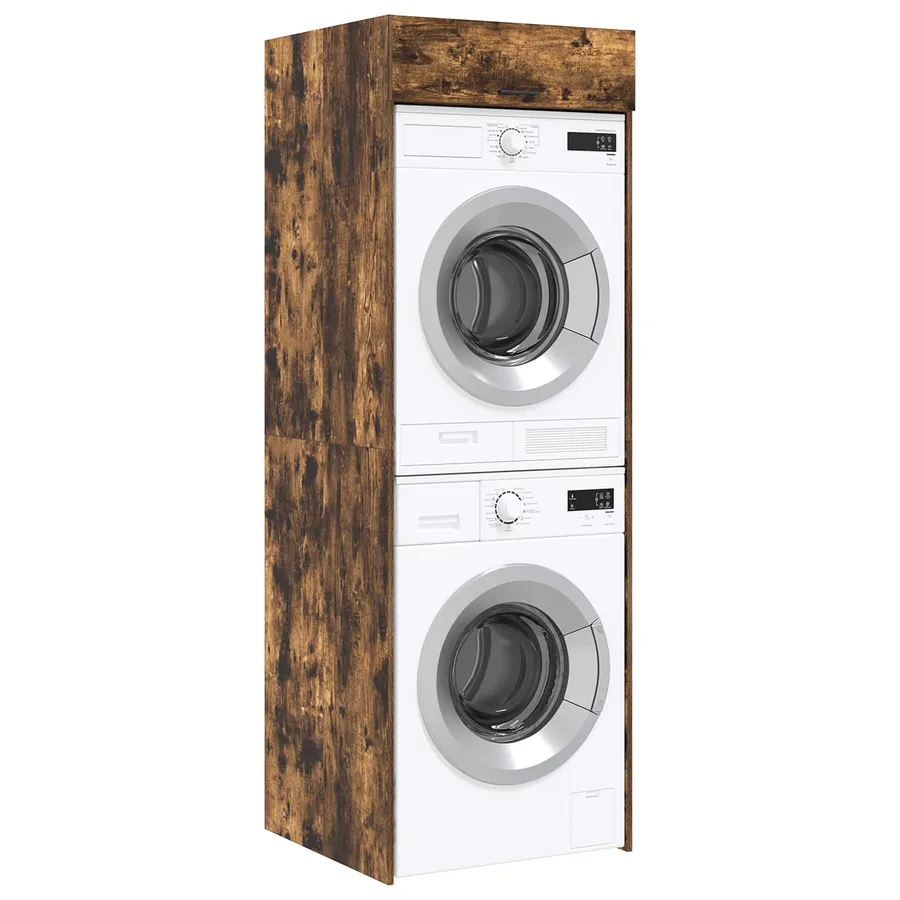Armoire pour machine à laver Chêne fumé 67,5 x 68 x 200 cm - 3