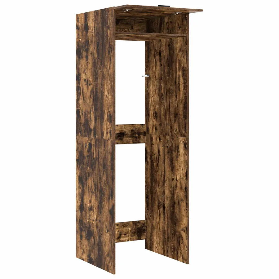 Armoire pour machine à laver Chêne fumé 67,5 x 68 x 200 cm - 5