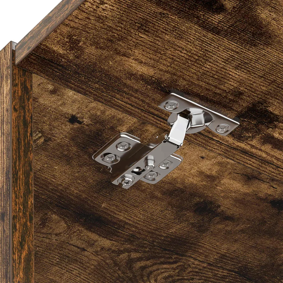 Armoire pour machine à laver Chêne fumé 67,5 x 68 x 200 cm - 9