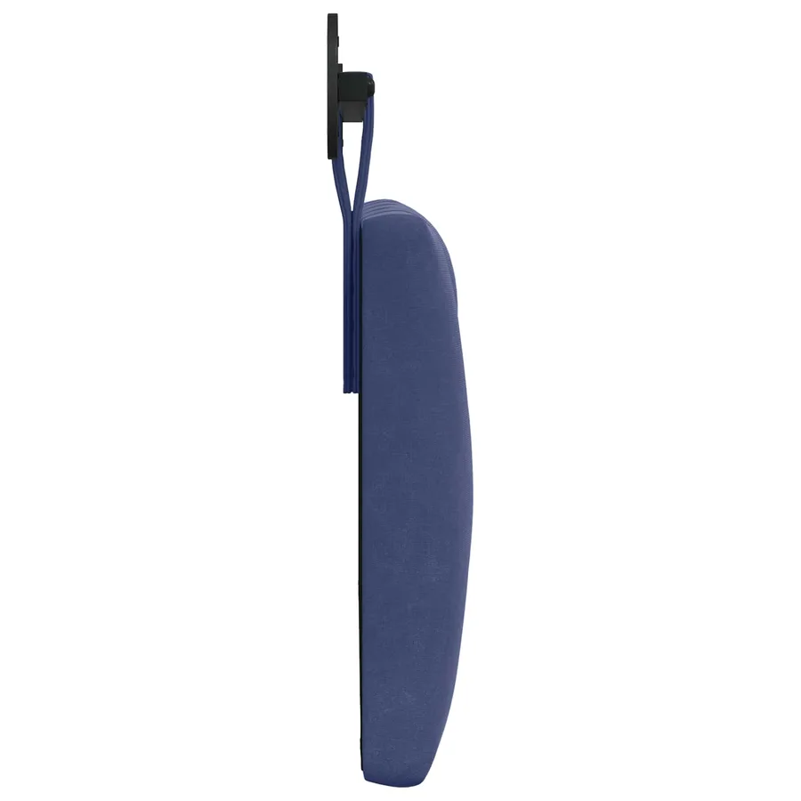 Tête de lit suspendue Avec lumière LED Bleu police Velours - 6