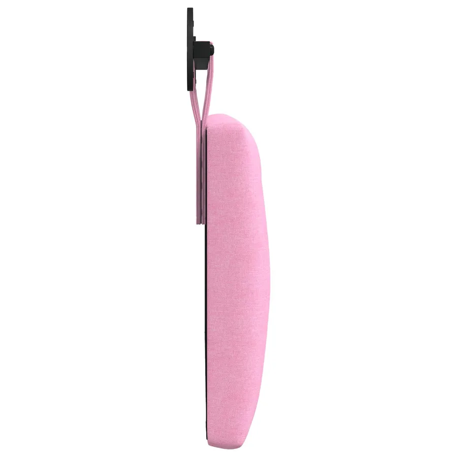Tête de lit suspendue Rose Tissu - 6