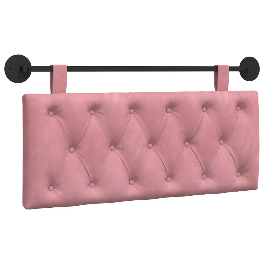 Tête de lit suspendue Avec lumière LED Rose Velours - 2