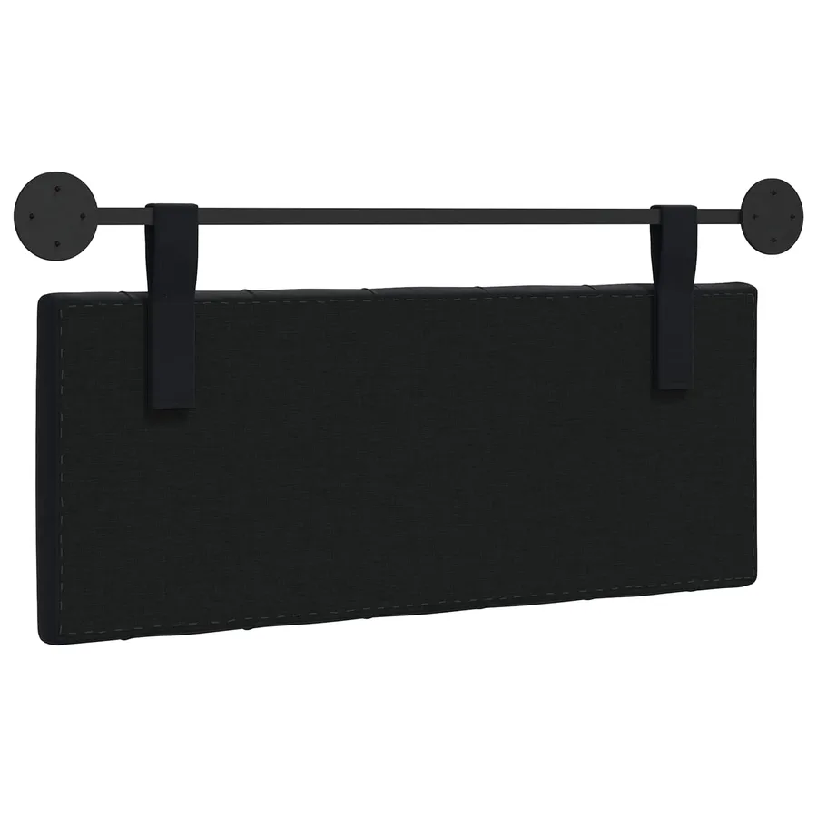 Tête de lit suspendue Avec lumière LED Noir Velours - 7