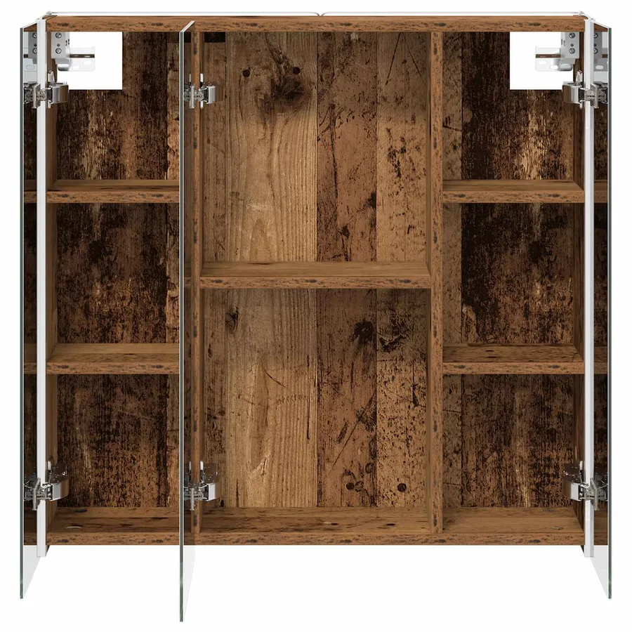 Armoire Miroir de Salle de Bain Bois ancien 73.5 x 15.5 x 70 cm - 7