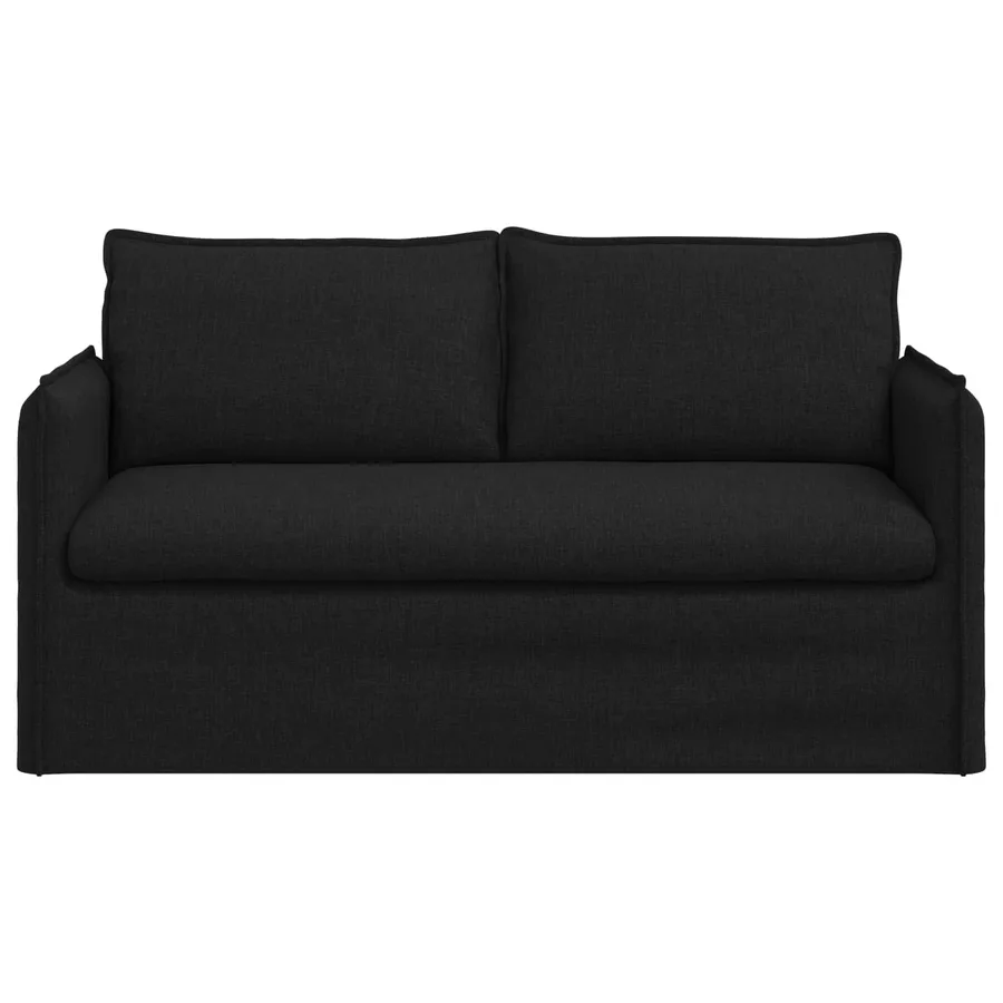 Canapé Noir 156 x 82 x 85 cm tissu - 4