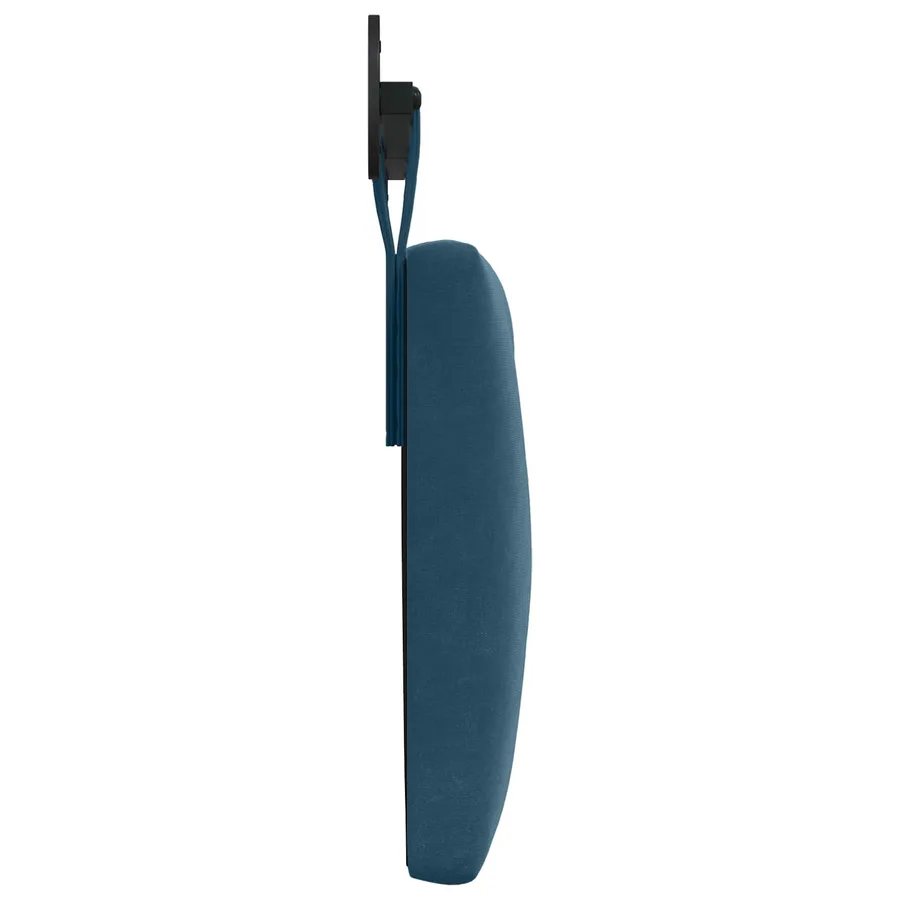 Tête de lit suspendue Avec lumière LED Bleu Velours - 6