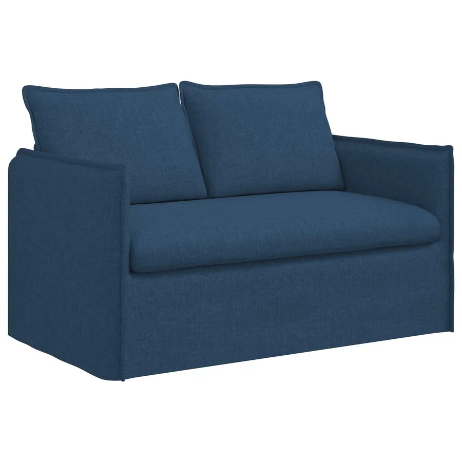 Canapé Bleu 136 x 82 x 85 cm tissu - 2