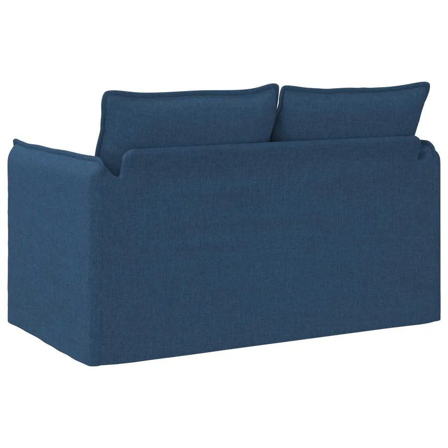Canapé Bleu 136 x 82 x 85 cm tissu - 6