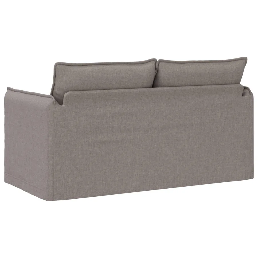 Canapé Taupe 156 x 82 x 85 cm tissu - 6