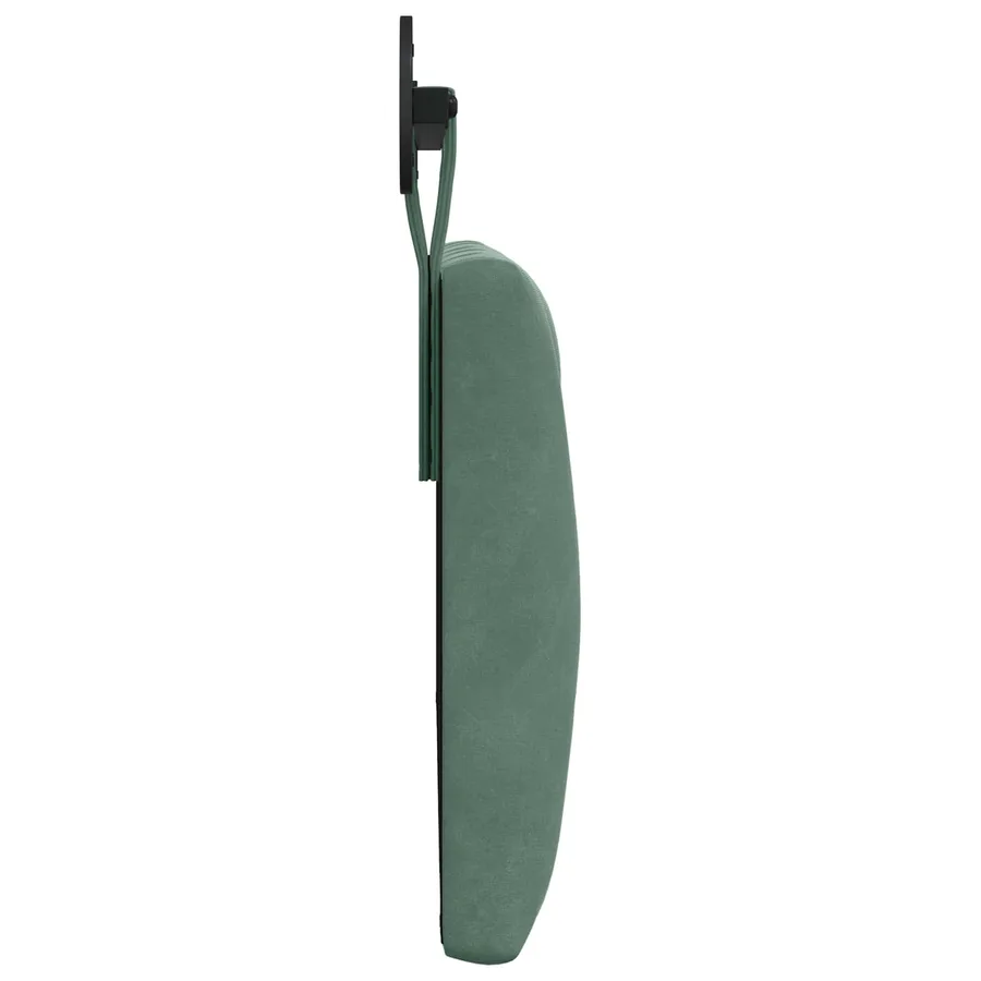 Tête de lit suspendue Avec lumière LED Vert Mer Velours - 6