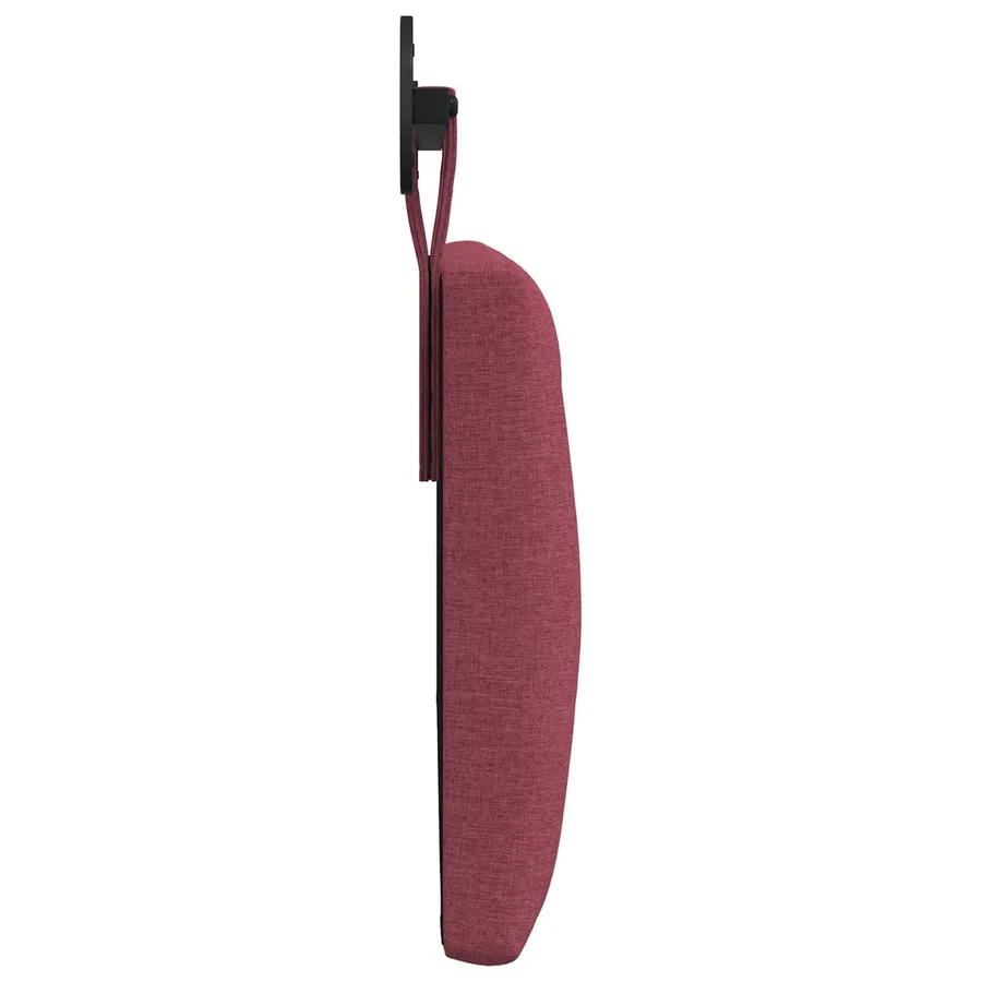 Tête de lit suspendue Bordeaux Tissu - 6