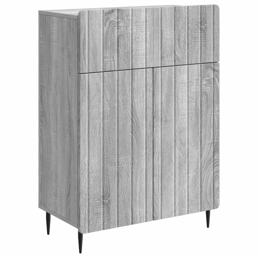 Buffet Sonoma gris 66 x 34,5 x 92 cm Bois d'ingénierie - 2