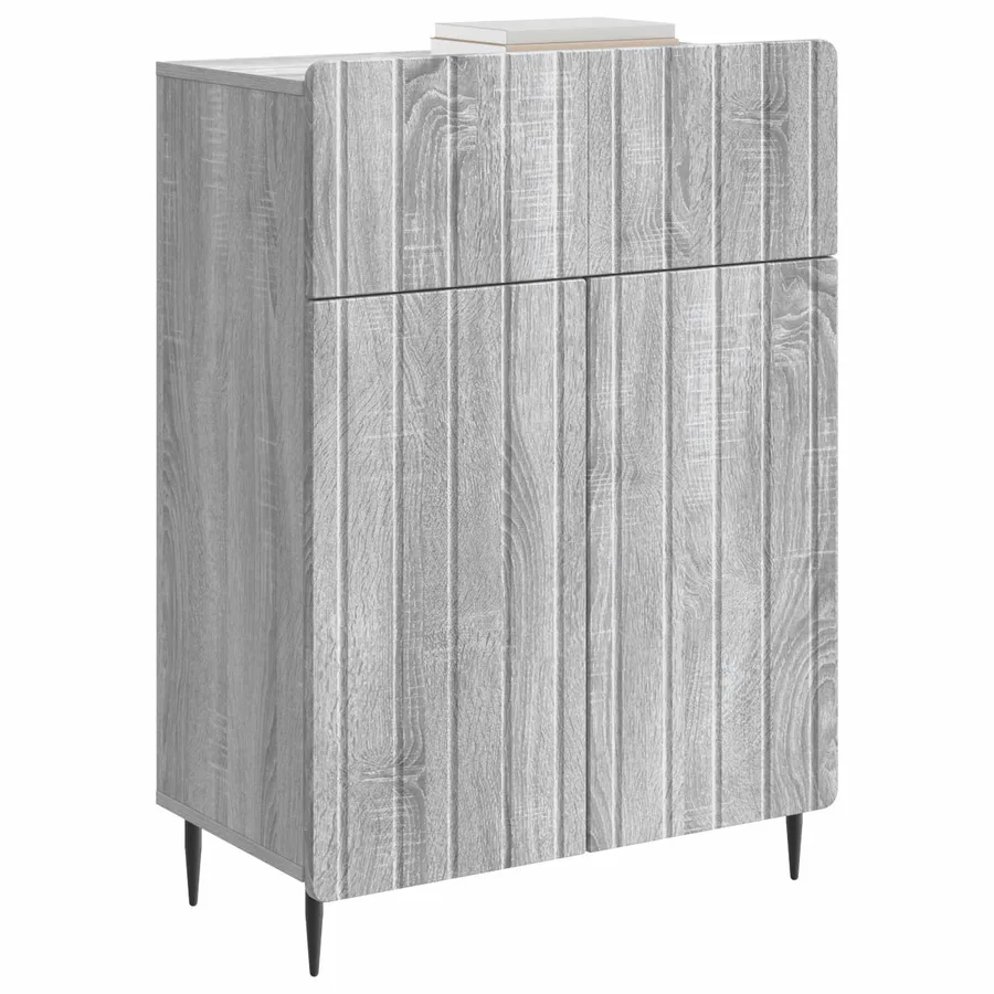 Buffet Sonoma gris 66 x 34,5 x 92 cm Bois d'ingénierie - 3
