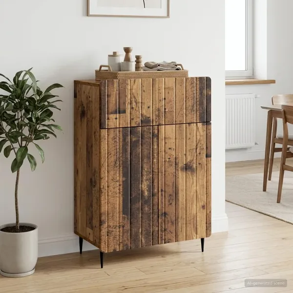 Buffet Bois ancien 66 x 34,5 x 92 cm Bois d'ingénierie