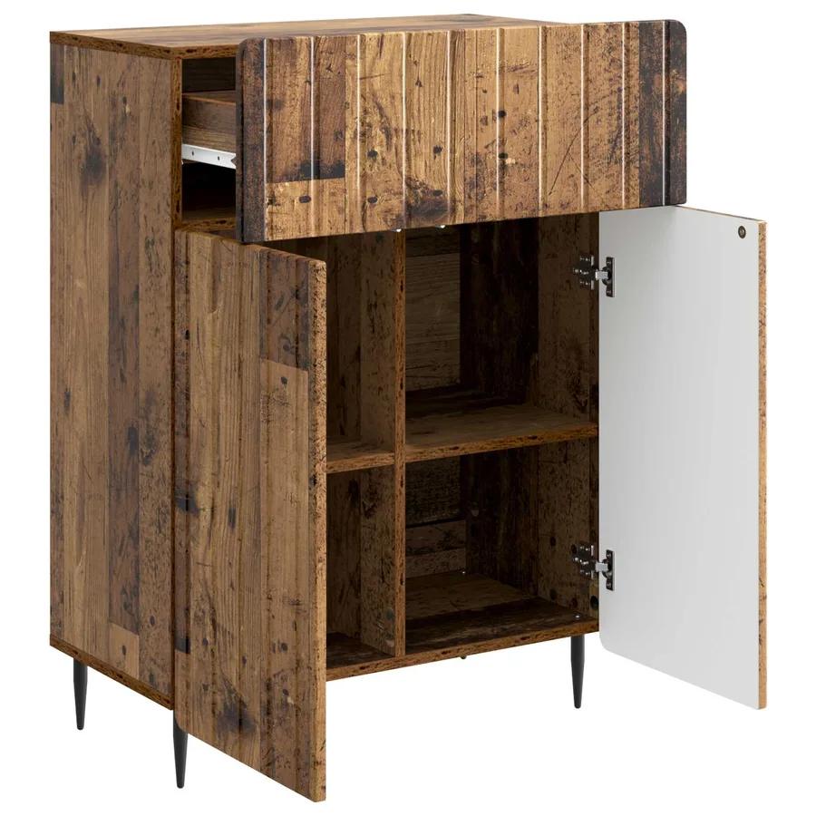 Buffet Bois ancien 66 x 34,5 x 92 cm Bois d'ingénierie - 5