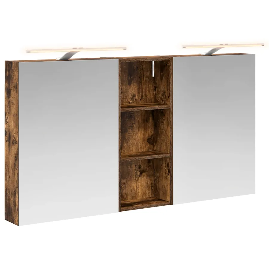 Ensemble de Meubles de Salle de Bain 3 pcs 130 x 14,5 x 70 cm - 2