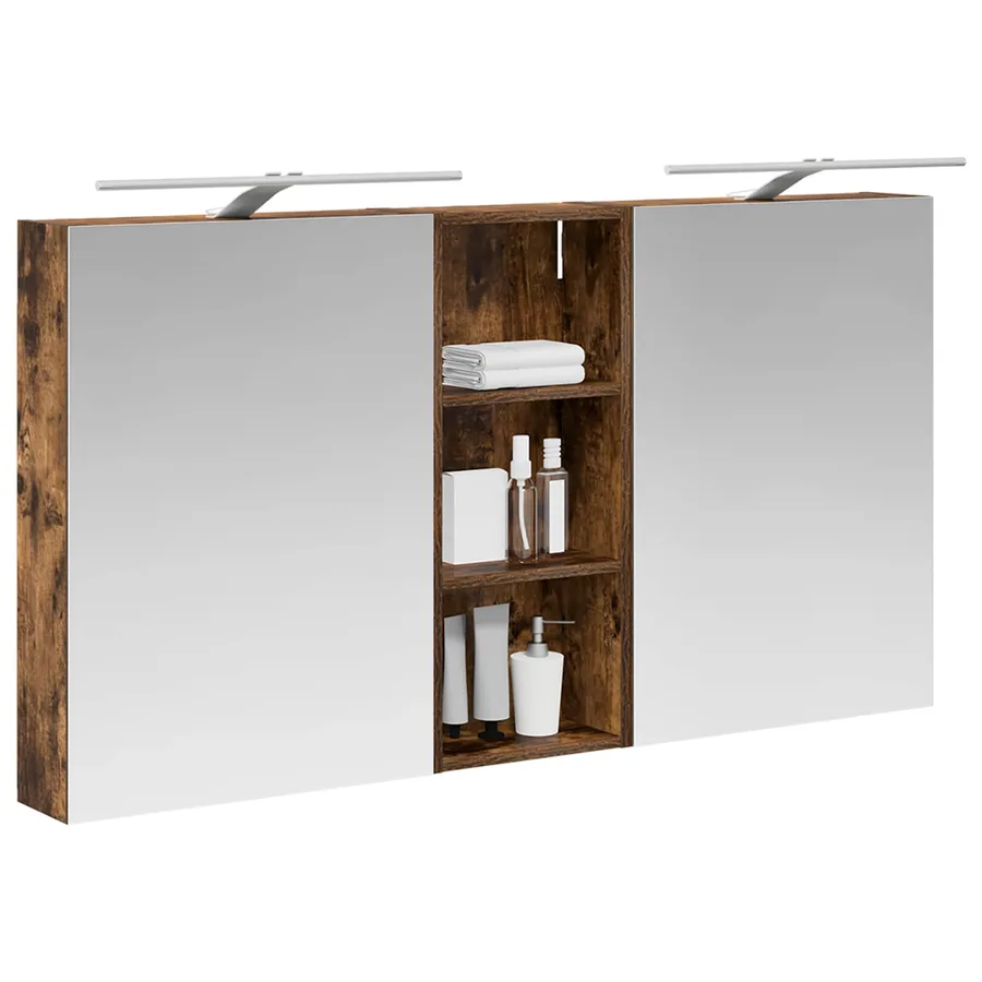 Ensemble de Meubles de Salle de Bain 3 pcs 130 x 14,5 x 70 cm - 3