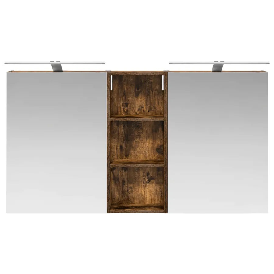 Ensemble de Meubles de Salle de Bain 3 pcs 130 x 14,5 x 70 cm - 6