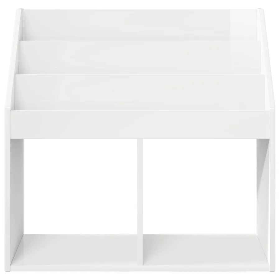 Bibliothèque pour enfants Blanc brillant 72,5 x 29,5 x 69 cm - 6