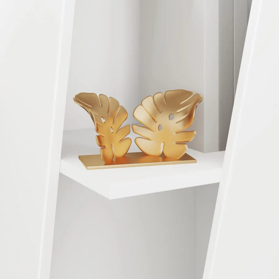 Étagère latérale Blanc 33 x 32 x 70,5 cm Bois d'ingénierie - 4