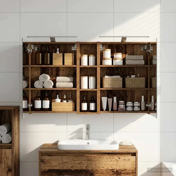 Ensemble de Meubles de Salle de Bain 3 pcs 120 x 14,5 x 70 cm