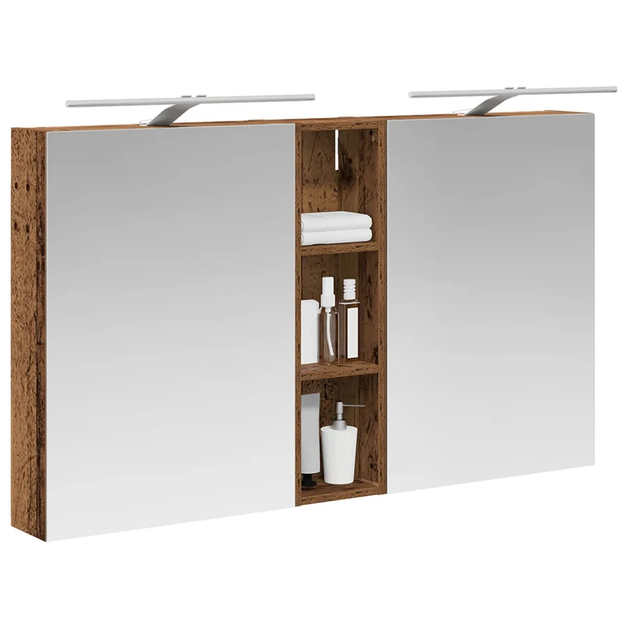 Ensemble de Meubles de Salle de Bain 3 pcs 120 x 14,5 x 70 cm - 3
