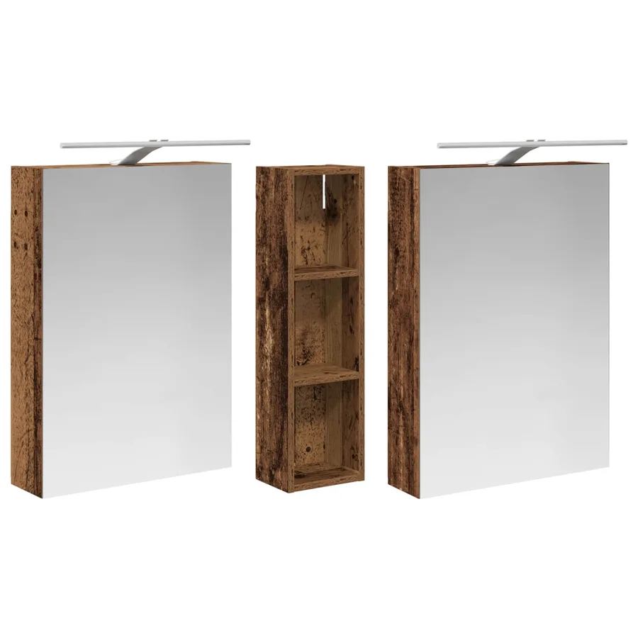 Ensemble de Meubles de Salle de Bain 3 pcs 120 x 14,5 x 70 cm - 5