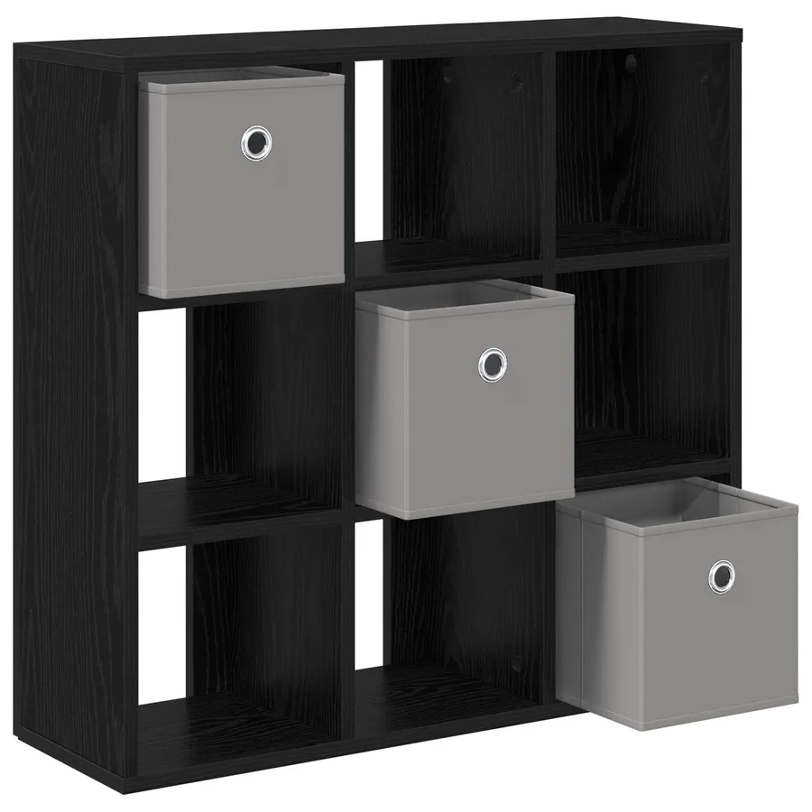 Buffet avec tiroir Chêne noir 73,5 x 24 x 69,5 cm - 5