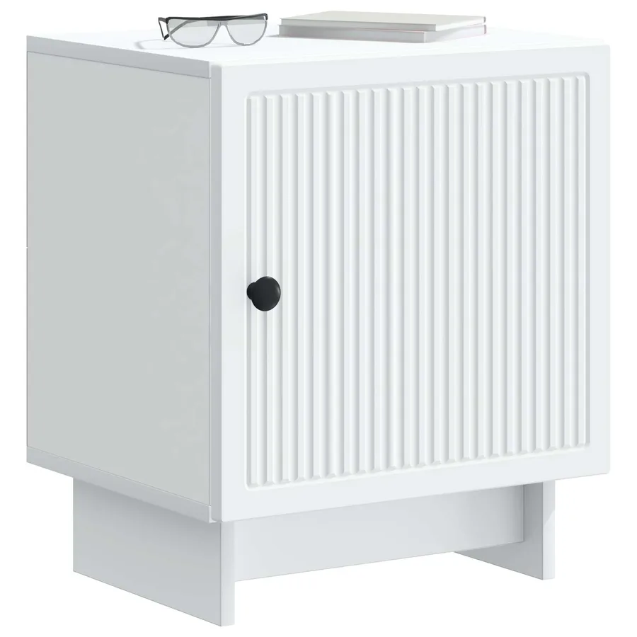 Cabinet de chevet 2 pcs Blanc 43 x 34,5 x 50 cm - 3