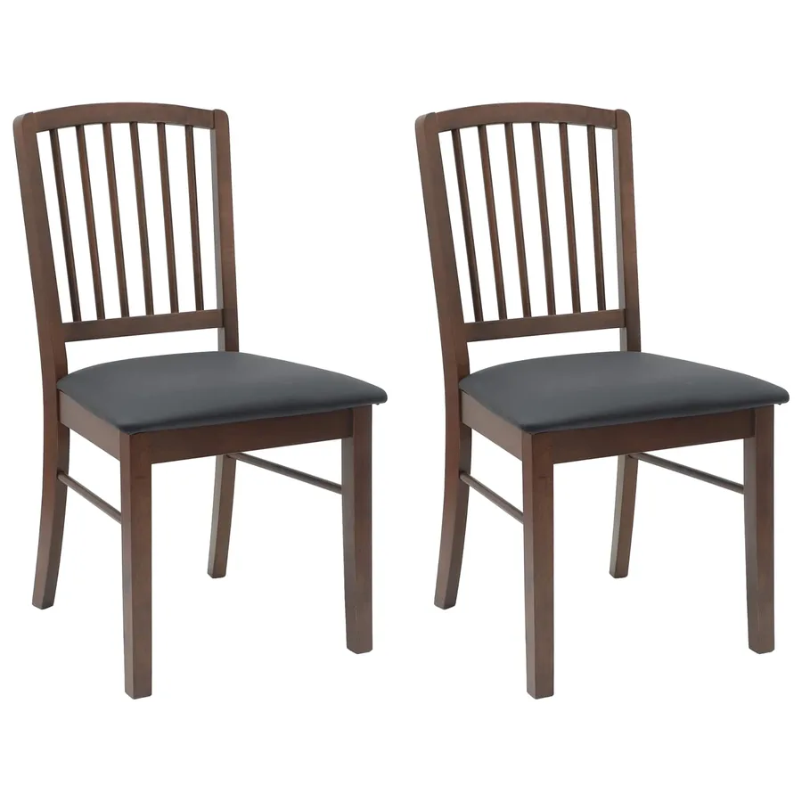 Chaises de salle à manger 2 pcs Marron Clair 50 x 52,5 x 91 cm - 2