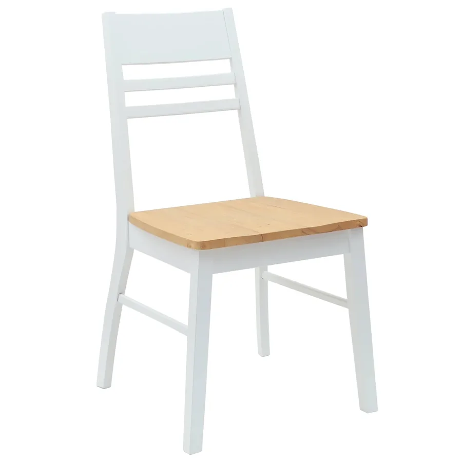 Chaises de salle à manger 2 pcs Blanc 43 x 54 x 89 cm - 4