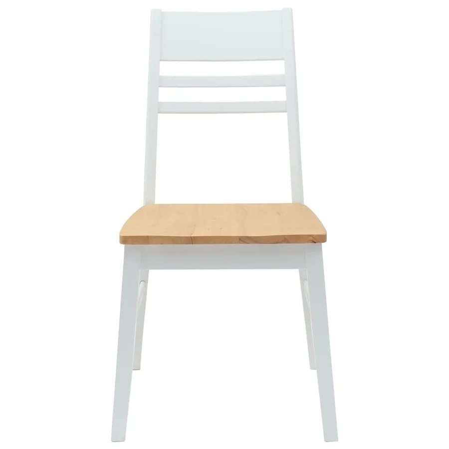 Chaises de salle à manger 2 pcs Blanc 43 x 54 x 89 cm - 5