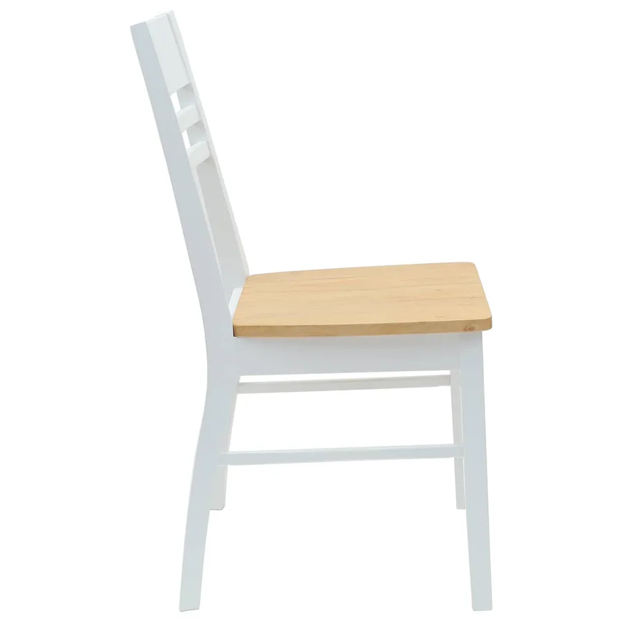 Chaises de salle à manger 2 pcs Blanc 43 x 54 x 89 cm - 6