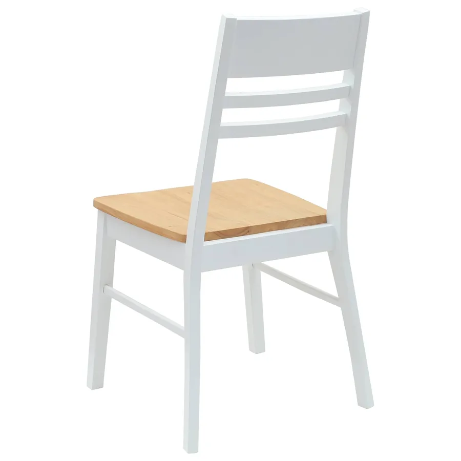 Chaises de salle à manger 2 pcs Blanc 43 x 54 x 89 cm - 7