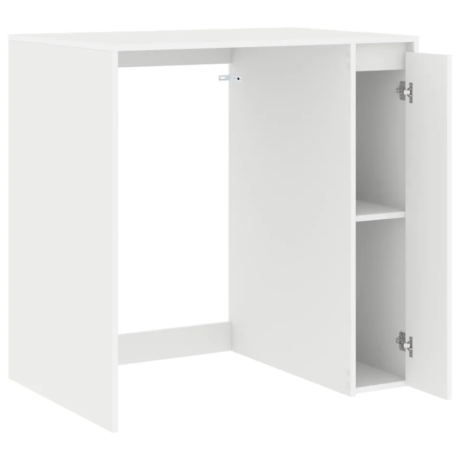 Armoire pour machine à laver avec porte Blanc 87 x 60 x 89 cm - 5
